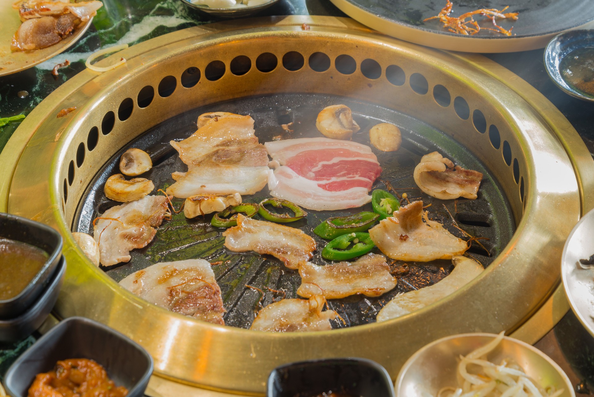 BBQ  fried chicken on a plate